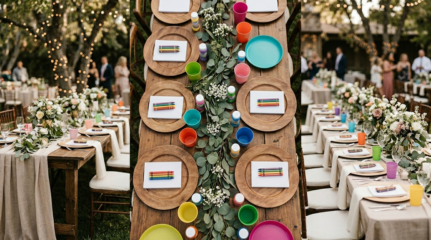 Setting Up the Kids Table at Your Wedding: Fun and Functional ...